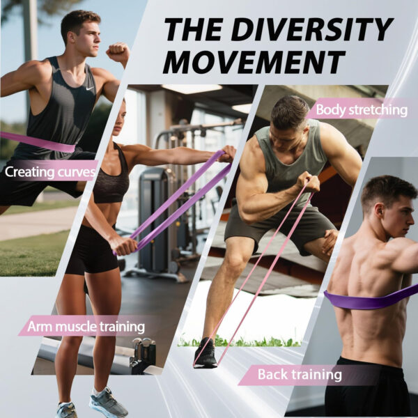 68934034f20812a3e84a6b3f9d48d8c768d7ad634cce9192c8a25.jpg LEEKEY Resistance Bands Set for Pull-Up Assistance & Full-Body Training, Multi-Level Exercise Bands with Bag for Home Workouts, Physical Therapy, Strength Training (Men/Women)