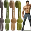 6893403754250de714e8c0cb13af4289cf110d9ada6b7c8e81379.jpg LEEKEY Resistance Bands Set for Pull-Up Assistance & Full-Body Training, Multi-Level Exercise Bands with Bag for Home Workouts, Physical Therapy, Strength Training (Men/Women)