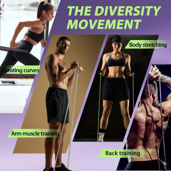 6893404951d8524a810506d14eb47606dcbd86904712a4db5279e.jpg LEEKEY Resistance Bands Set for Pull-Up Assistance & Full-Body Training, Multi-Level Exercise Bands with Bag for Home Workouts, Physical Therapy, Strength Training (Men/Women)