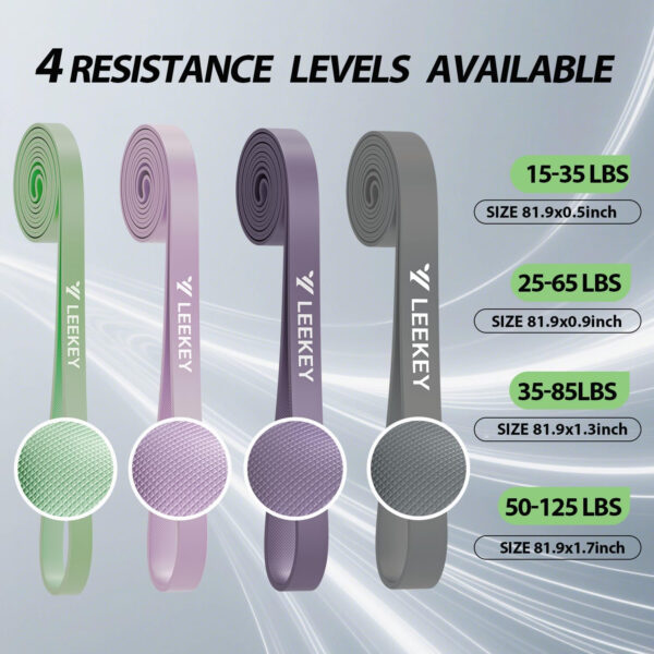 689340557d1276065ae33a79e10fcbab8f51da0b1e76e888a61c5.jpg LEEKEY Resistance Bands Set for Pull-Up Assistance & Full-Body Training, Multi-Level Exercise Bands with Bag for Home Workouts, Physical Therapy, Strength Training (Men/Women)