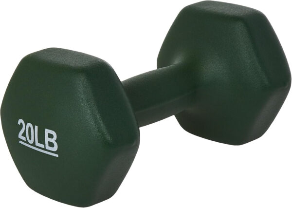Amazon Basics Neoprene Dumbbell Hand Weights for Exercise and Muscle Toning