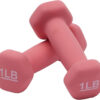 Amazon Basics Neoprene Dumbbell Hand Weights for Exercise and Muscle Toning