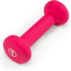 Marcy Neoprene Dumbbell, Single Piece, 1-lb, Fuchsia