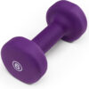 Marcy Neoprene Dumbbell, Single Piece, 1-lb, Fuchsia