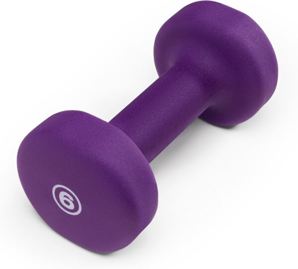 Marcy Neoprene Dumbbell, Single Piece, 1-lb, Fuchsia