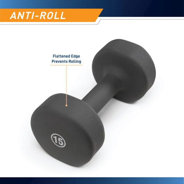 Marcy Neoprene Dumbbell, Single Piece, 1-lb, Fuchsia