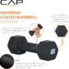 CAP Barbell Neoprene Dumbbell Weights Pairs & Sets | Multiple Colors