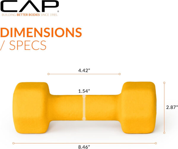 CAP Barbell Neoprene Dumbbell Weights Pairs & Sets | Multiple Colors