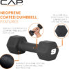 CAP Barbell Neoprene Dumbbell Weights Pairs & Sets | Multiple Colors
