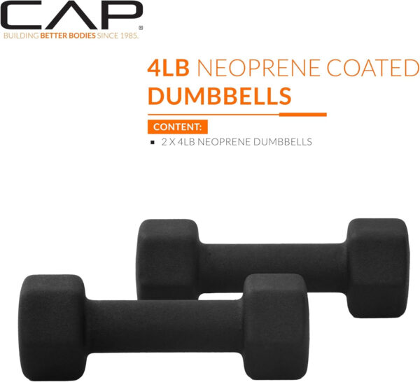 CAP Barbell Neoprene Dumbbell Weights Pairs & Sets | Multiple Colors