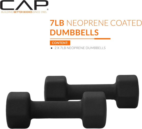 CAP Barbell Neoprene Dumbbell Weights Pairs & Sets | Multiple Colors