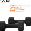 CAP Barbell Neoprene Dumbbell Weights Pairs & Sets | Multiple Colors