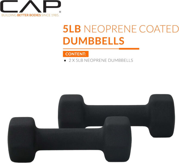 CAP Barbell Neoprene Dumbbell Weights Pairs & Sets | Multiple Colors
