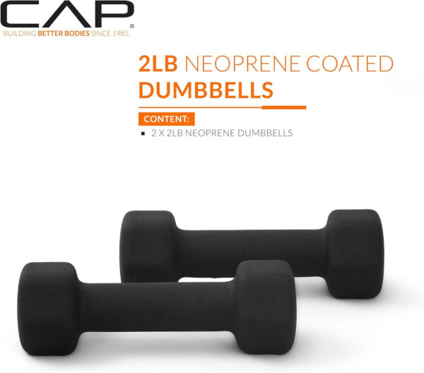 CAP Barbell Neoprene Dumbbell Weights Pairs & Sets | Multiple Colors