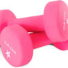 Yes4All Neoprene Coated Dumbbell Hand Weight Sets of 2 - Multiple Weight Options with 15 Colors, Anti-roll, Anti-Slip, Hexagon Shape