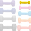 689348bb247e67db030cabc87216d8c6b922ed08d2c846c4100e9.jpg Philosophy Gym Set of 2 Neoprene Dumbbell Hand Weights, Hexagon Shape