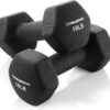 689348bd76e9d04912ea2ab874c2cb2a08a496deeb539617f53f7.jpg Philosophy Gym Set of 2 Neoprene Dumbbell Hand Weights, Hexagon Shape
