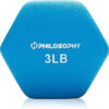 689348cc711b5265a70717e56079ade0c4348a016109525616d16.jpg Philosophy Gym Set of 2 Neoprene Dumbbell Hand Weights, Hexagon Shape