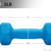 689348cdec23fd326b0c42b0218ebac036fea8d6a396ee63a9ec3.jpg Philosophy Gym Set of 2 Neoprene Dumbbell Hand Weights, Hexagon Shape