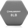 689348d23c6071b6e93075eddf185825a896c0839e5c47adcdf61.jpg Philosophy Gym Set of 2 Neoprene Dumbbell Hand Weights, Hexagon Shape