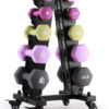 68934948e24dea721579fcf54736f8ac83da35a9fb0398a5525f9.jpg LIONSCOOL Set of 2 Neoprene Coated Dumbbell Hand Weights, Anti-Slip and Anti-Roll Hex Dumbbells in Pair for Strength Training, Resistance Training