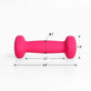 689349520ff9f5986d746a626d402964bf7dd8e66a6266e3ed2c6.jpg LIONSCOOL Set of 2 Neoprene Coated Dumbbell Hand Weights, Anti-Slip and Anti-Roll Hex Dumbbells in Pair for Strength Training, Resistance Training