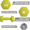 68934958a7e0fc888e430fcca2ca9e712d78a78111e4c15fcd6ec.jpg LIONSCOOL Set of 2 Neoprene Coated Dumbbell Hand Weights, Anti-Slip and Anti-Roll Hex Dumbbells in Pair for Strength Training, Resistance Training