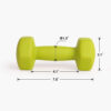 68934959acc8340fa161b7de1cd24c679c47988b5800878e2ff74.jpg LIONSCOOL Set of 2 Neoprene Coated Dumbbell Hand Weights, Anti-Slip and Anti-Roll Hex Dumbbells in Pair for Strength Training, Resistance Training