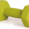 6893495a9ff22031c1b968851cc6d785e19e2102ff50f5b72e890.jpg LIONSCOOL Set of 2 Neoprene Coated Dumbbell Hand Weights, Anti-Slip and Anti-Roll Hex Dumbbells in Pair for Strength Training, Resistance Training