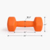 6893498a41ec8811f045465a1012b1dd8a5c0362434fcb192de73.jpg LIONSCOOL Set of 2 Neoprene Coated Dumbbell Hand Weights, Anti-Slip and Anti-Roll Hex Dumbbells in Pair for Strength Training, Resistance Training