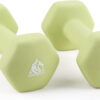 6893498cb92513927ae0769704dd00d2362aebf848d217485b459.jpg LIONSCOOL Set of 2 Neoprene Coated Dumbbell Hand Weights, Anti-Slip and Anti-Roll Hex Dumbbells in Pair for Strength Training, Resistance Training