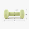 6893498ee4f6db20e2e7efcdb71d3f5a80a090f19690f38ed3a2b.jpg LIONSCOOL Set of 2 Neoprene Coated Dumbbell Hand Weights, Anti-Slip and Anti-Roll Hex Dumbbells in Pair for Strength Training, Resistance Training