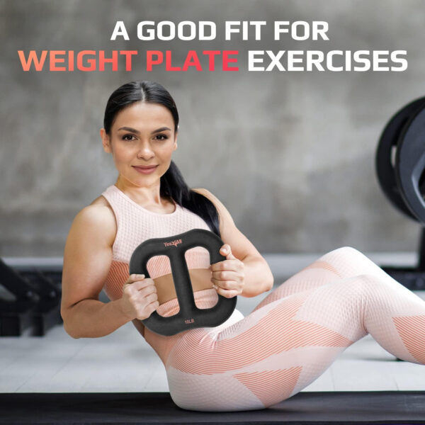 Yes4All 3-in-1 Multifunctional Neoprene Dumbbell/Multi-Usage Dumbbell with Solid Core, Ergonomic Curve,Black