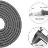 Redify Weighted Jump Rope for Workout Fitness(1LB), Tangle-Free Ball Bearing Rapid Speed Skipping Rope for MMA Boxing Weight-loss,Aluminum Handle Adjustable Length 9MM Fabric Cotton+9MM Solid PVC Rope