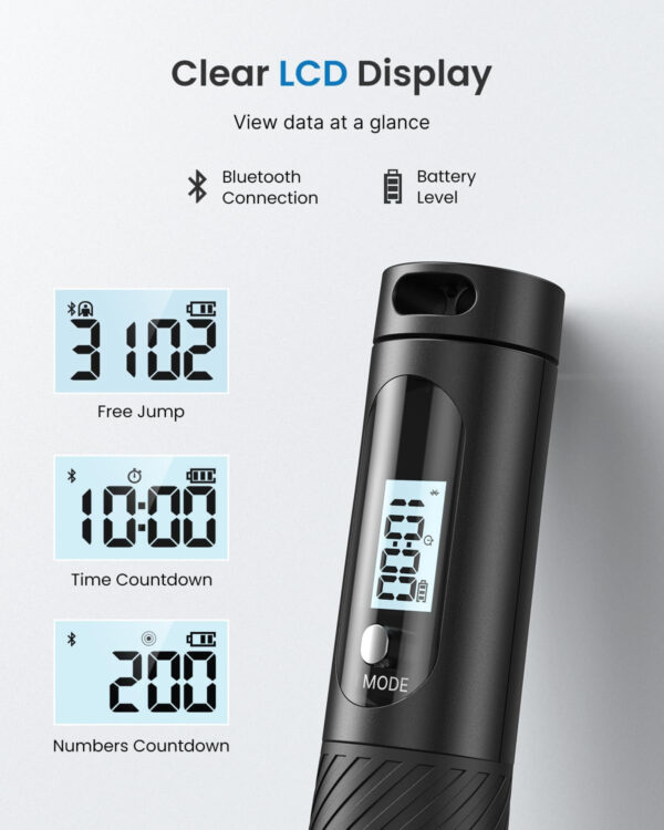 68934cce206b314ef0c789110425eb88a972a6eca22993b884dd5.jpg RENPHO Cordless Jump Rope, Weighted Jump Rope with Counter, Jump Ropes for Fitness, Smart Skipping Rope for Crossfit, Gym, Burn Calorie, APP Data Analysis, at-Home-Workout for Women Men Adult Kids