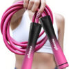 nonogo 1LB Weighted Jump Rope for Women – Adjustable 10mm Heavy PVC Skipping Rope for Fitness, Ideal for High-Intensity Training, MMA, Boxing, CrossFit, Weight-loss Workouts
