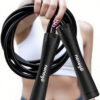 nonogo 1LB Weighted Jump Rope for Women – Adjustable 10mm Heavy PVC Skipping Rope for Fitness, Ideal for High-Intensity Training, MMA, Boxing, CrossFit, Weight-loss Workouts
