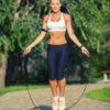 nonogo 1LB Weighted Jump Rope for Women – Adjustable 10mm Heavy PVC Skipping Rope for Fitness, Ideal for High-Intensity Training, MMA, Boxing, CrossFit, Weight-loss Workouts
