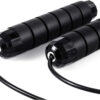 BOOMIBOO Jump Rope, Adjustable Jump Ropes,Skipping Rope Tangle-Free Rapid Speed with Ball Bearings for Women Men Kids,Exercise & Slim Body Jumprope at Home School Gym