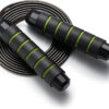 BOOMIBOO Jump Rope, Adjustable Jump Ropes,Skipping Rope Tangle-Free Rapid Speed with Ball Bearings for Women Men Kids,Exercise & Slim Body Jumprope at Home School Gym