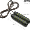 BOOMIBOO Jump Rope, Adjustable Jump Ropes,Skipping Rope Tangle-Free Rapid Speed with Ball Bearings for Women Men Kids,Exercise & Slim Body Jumprope at Home School Gym