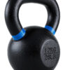 Single Cast Iron Kettlebell | Powder Coated - Wide Handle Weights for Core & Glute Workouts Swings, Squats, Deadlifts Strength, Endurance & Flexibility for Men & Women