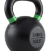 Single Cast Iron Kettlebell | Powder Coated - Wide Handle Weights for Core & Glute Workouts Swings, Squats, Deadlifts Strength, Endurance & Flexibility for Men & Women