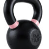 Single Cast Iron Kettlebell | Powder Coated - Wide Handle Weights for Core & Glute Workouts Swings, Squats, Deadlifts Strength, Endurance & Flexibility for Men & Women