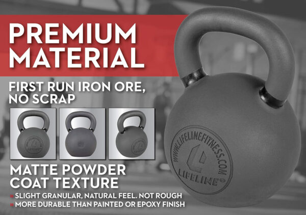 689351a41e255fa06eabc4f4381c3d525f625b62effa92701799f.jpg Lifeline Strength Training Kettlebell Weight for Home Gym, 40Kg Kettlebell