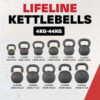 689351baddc868471df4561216524e14dd05a3c95298d1f143341.jpg Lifeline Strength Training Kettlebell Weight for Home Gym, 40Kg Kettlebell
