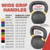 689351bc380f88de882baca930a4e848815856bc8dae464224ffa.jpg Lifeline Strength Training Kettlebell Weight for Home Gym, 40Kg Kettlebell