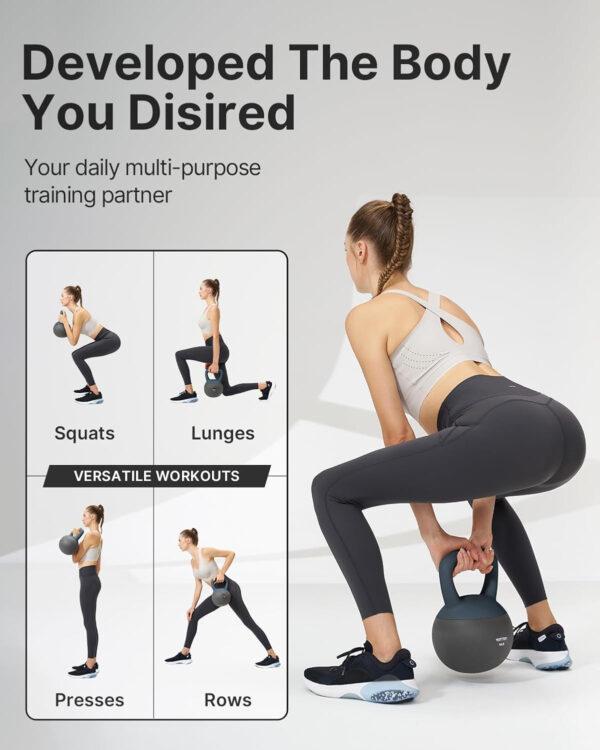 6893526b9c8c4e778f7818d29c1f20587ff9e62bd61f06968275a.jpg YOTTOY Soft Kettlebell, Set for Strength Training Kettlebells & Home Workouts, Soft-Sided Cushioned Base, Wide-Handle - Ideal for Men, Women, & Beginners