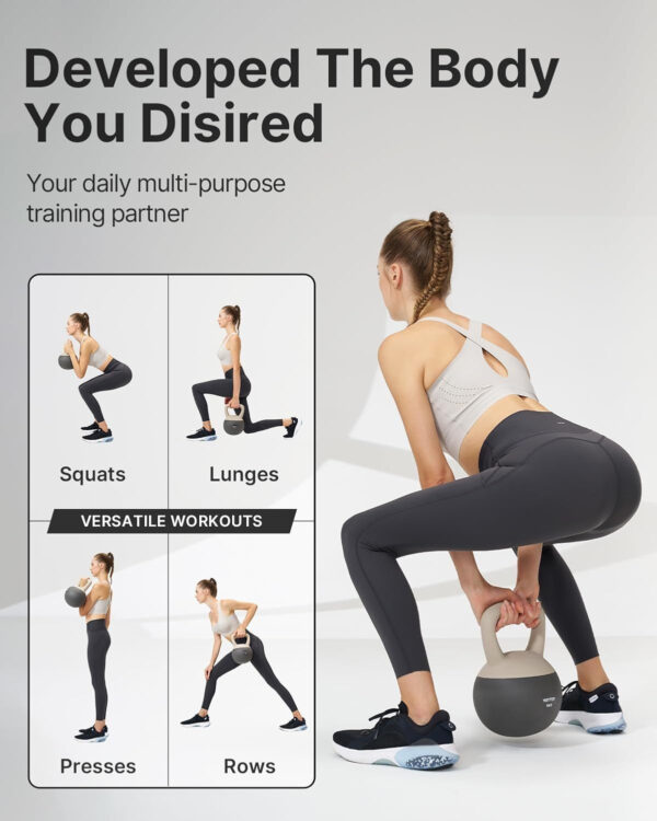 68935275572c21276fc79bcb9511c7e60448210470549b9fda0c4.jpg YOTTOY Soft Kettlebell, Set for Strength Training Kettlebells & Home Workouts, Soft-Sided Cushioned Base, Wide-Handle - Ideal for Men, Women, & Beginners