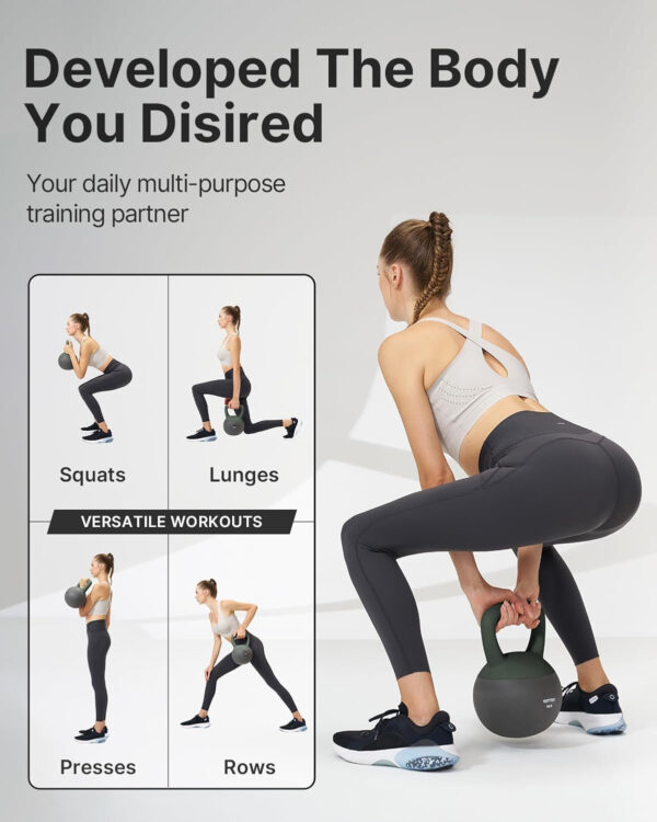 6893527e2f403dd76902b648da8676daa33c2b7c30d6cb8ac1bd9.jpg YOTTOY Soft Kettlebell, Set for Strength Training Kettlebells & Home Workouts, Soft-Sided Cushioned Base, Wide-Handle - Ideal for Men, Women, & Beginners